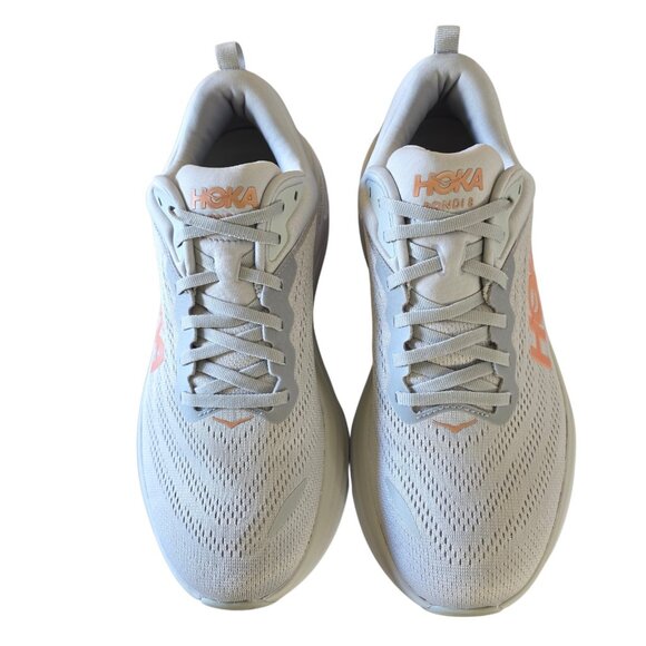 HOKA Bondi 8 Women's 12 Harbor Mist NWT Max Cushion Nurse Walking Shoe - Picture 7 of 16